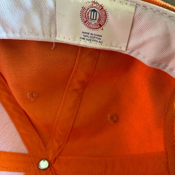 Tennesse Volunteers Strapback Hat Adult One Size Orange Cap Flaw on Back - Picture 3 of 9